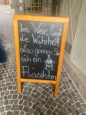 Im Wein liegt die Wahrheit