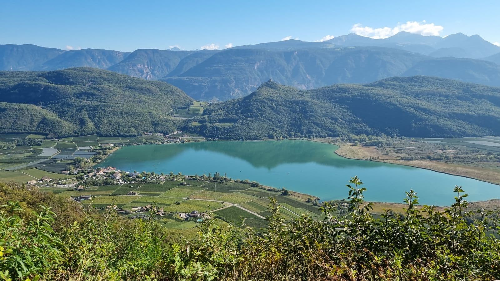 Kalterer See von oben