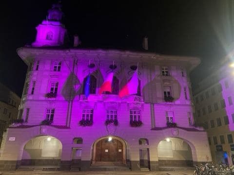 Bozen bei Nacht